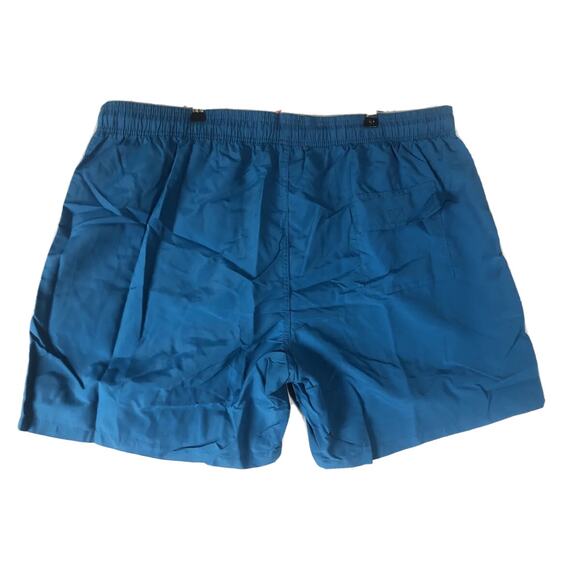 SILKWORLD Men's Swim Trunks Quick Dry Beach Shorts w/Pockets Blue Size US XXL - Picture 2 of 8